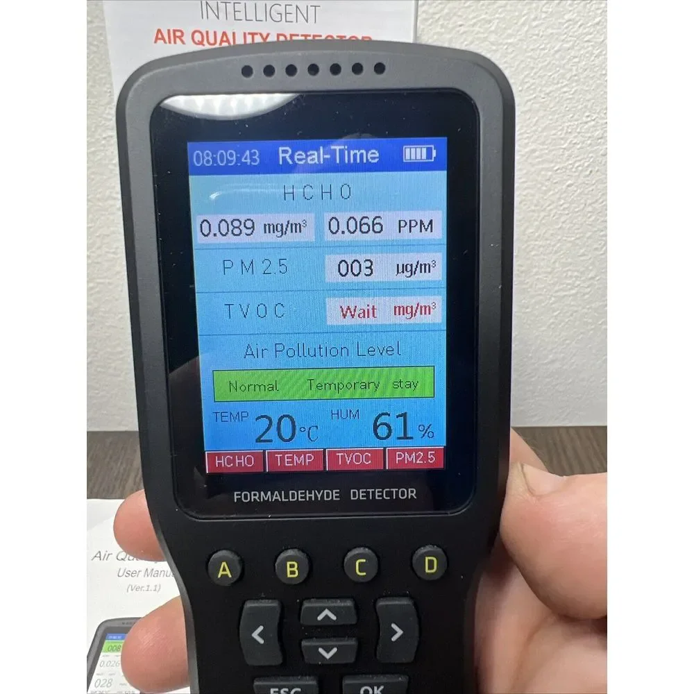 Indoor Air Quality Monitor IGERESS Formaldehyde Detector Pollution Monitor